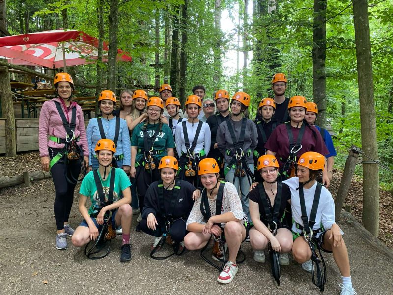 Abschlussausflug in den Kletterwald